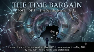 Oral cancer symptoms denial — The Time Bargain, Post 1 of 5